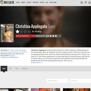 Christina Applegate, Nude Celebrities List
