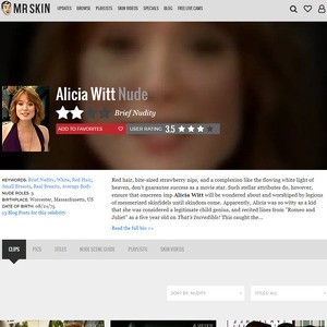 Alicia Witt, Nude Celebrities List