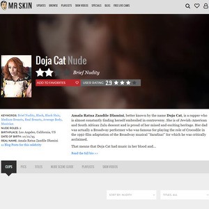 Doja Cat, Nude Celebrities List