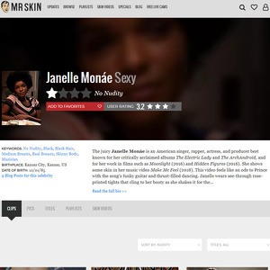 Janelle Monae, Nude Celebrities List