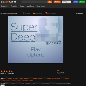 Super Deepthroat, Free Sex Games