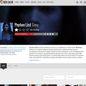 Peyton List, Nude Celebrities List