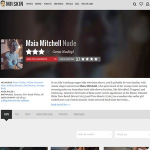 Maia Mitchell, Nude Celebrities List