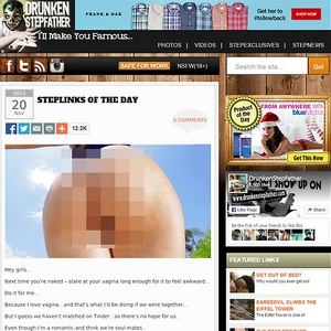 DrunkenStepfather, Celebrity Porn Sites