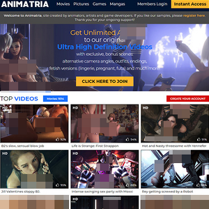 Animatria, Premium Cartoon Porn Sites