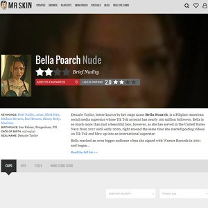 Bella Poarch, Nude Celebrities List