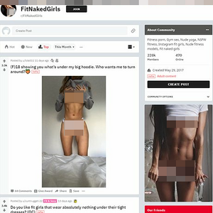 Reddit FitNakedGirls, Reddit NSFW List
