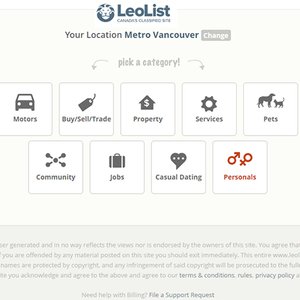 LeoList, Escort Sites