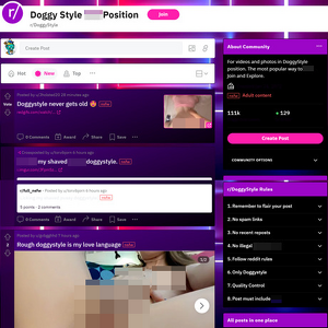 Reddit DoggyStyle, Reddit NSFW List