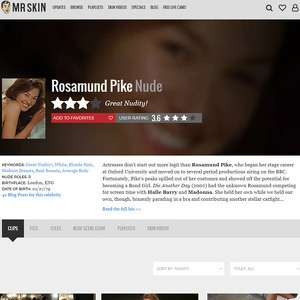 Rosamund Pike, Nude Celebrities List