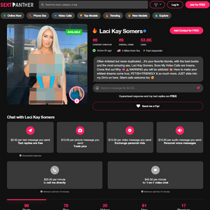 Laci Kay Somers, Best SextPanther Models List