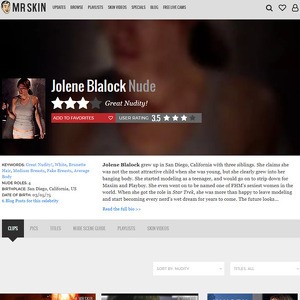 Jolene Blalock, Nude Celebrities List