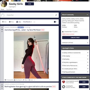 Reddit Geeky Girls, Reddit NSFW List