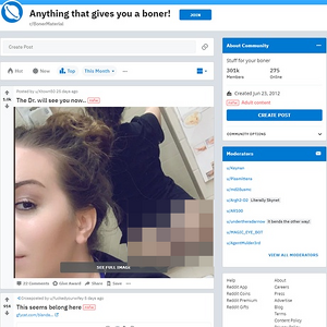 Boner Material, Reddit NSFW List