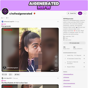 NSFWAIgenerated, Reddit NSFW List