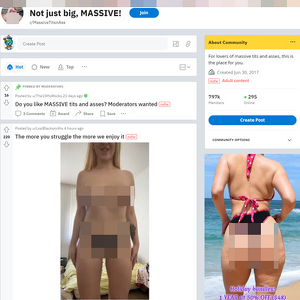 Reddit MassiveTitsnAss, Reddit NSFW List
