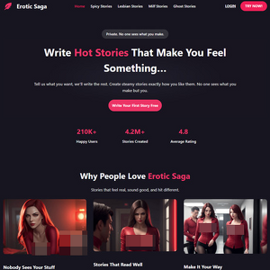 EroticSaga, AI Erotic Story Generators