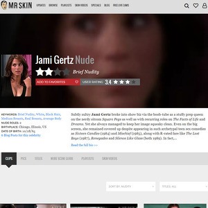 Jami Gertz, Nude Celebrities List
