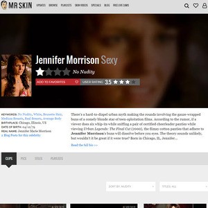 Jennifer Morrison, Nude Celebrities List