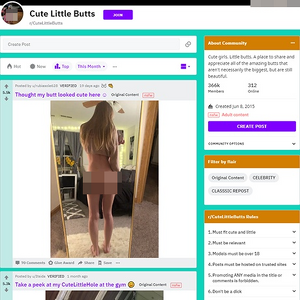 Cute Little Butts (18+), Reddit NSFW List