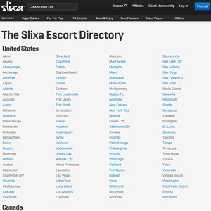 Slixa, Escort Sites