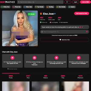 Elsa Jean, Best SextPanther Models List