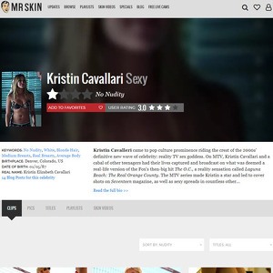Kristin Cavallari, Nude Celebrities List