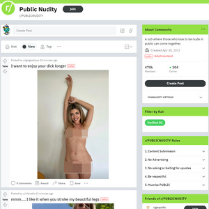 Reddit Public Nudity, Reddit NSFW List