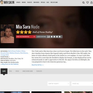 Mia Sara, Nude Celebrities List