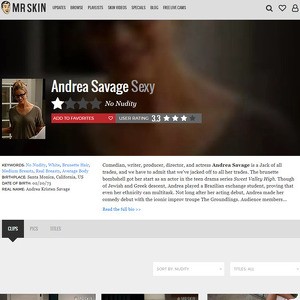 Andrea Savage, Nude Celebrities List