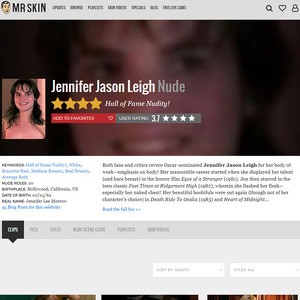 Jennifer Jason Leigh, Nude Celebrities List